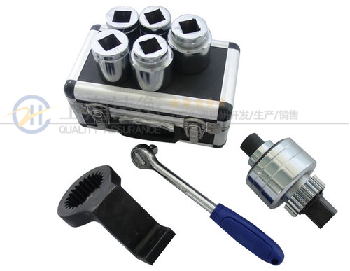 電動(dòng)扳手扭緊鋼管扣件螺帽